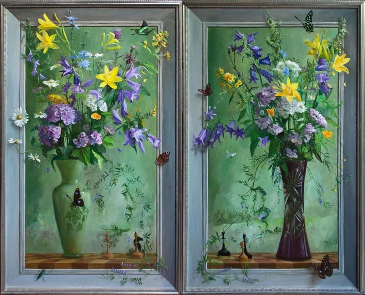 Партия диптих х.м.