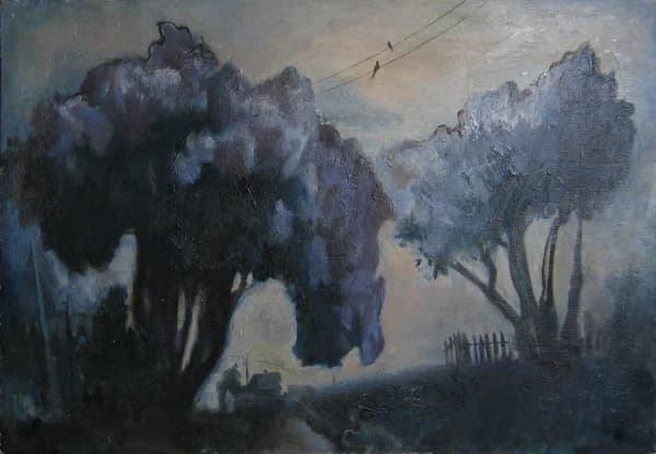 Белая ночь. Сирень.