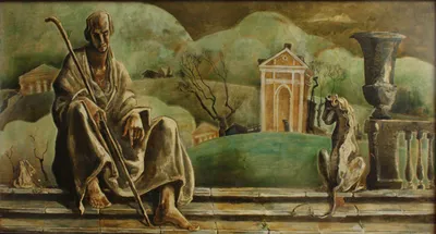 Странник 80 х 130 орг. темпера