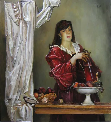 Посвящение Вермейеру 120 х 110 орг. смеш. техн.