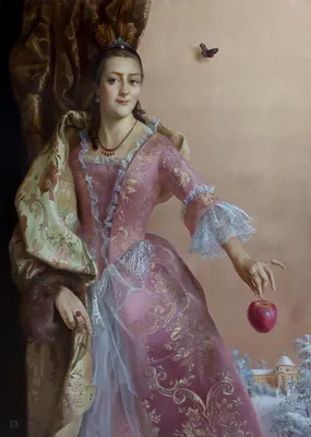 Принцесса Фике 120х100 х.м.