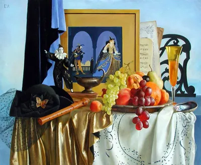 Венецианский натюрморт, 110х90, х/м, 1999