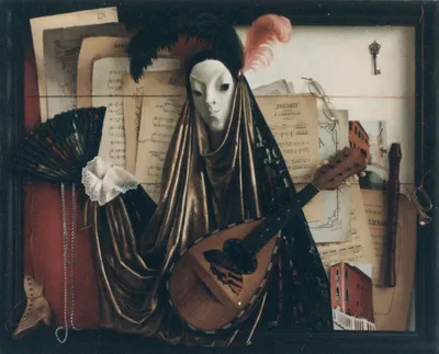 Венеция. Маска. 105х90, х/м, 2003