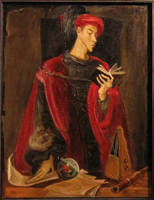 Диптих КРАСНОЕ ш ЧЕРНОЕ, левая часть. 75х90, смешанная техника, 1996