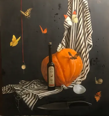 Тыква и бабочки 