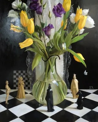 Yellow tulips for the queen