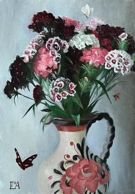 Flowers in a jug