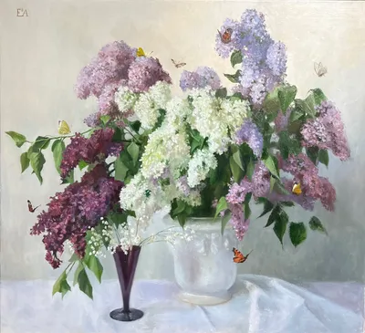 Lilacs and lilies of the valley